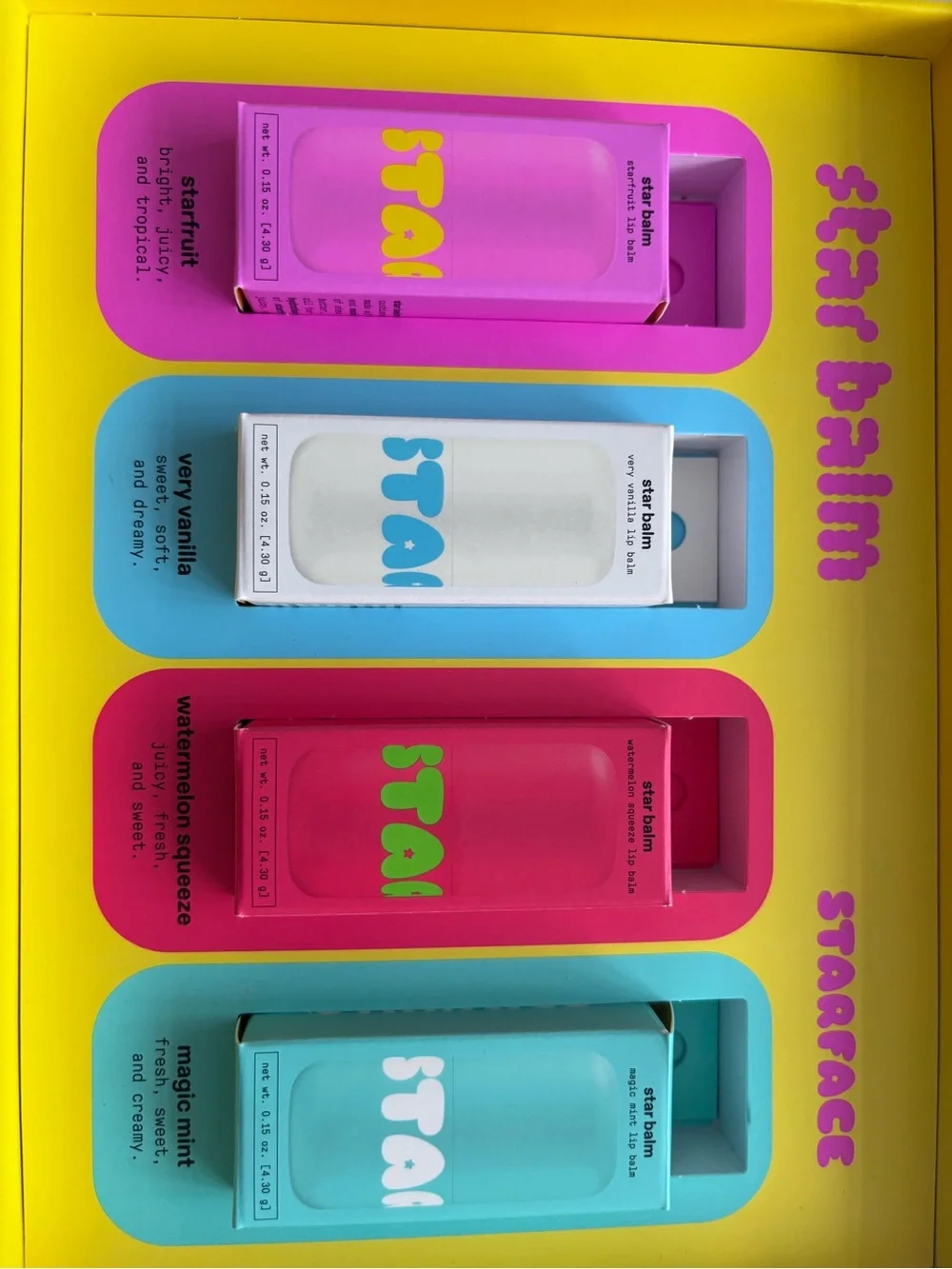 New Starface Star Balm Lip Balm Bundle